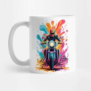 Motorcycle Retro - Vintage Motorcyclist Motorbike Mug